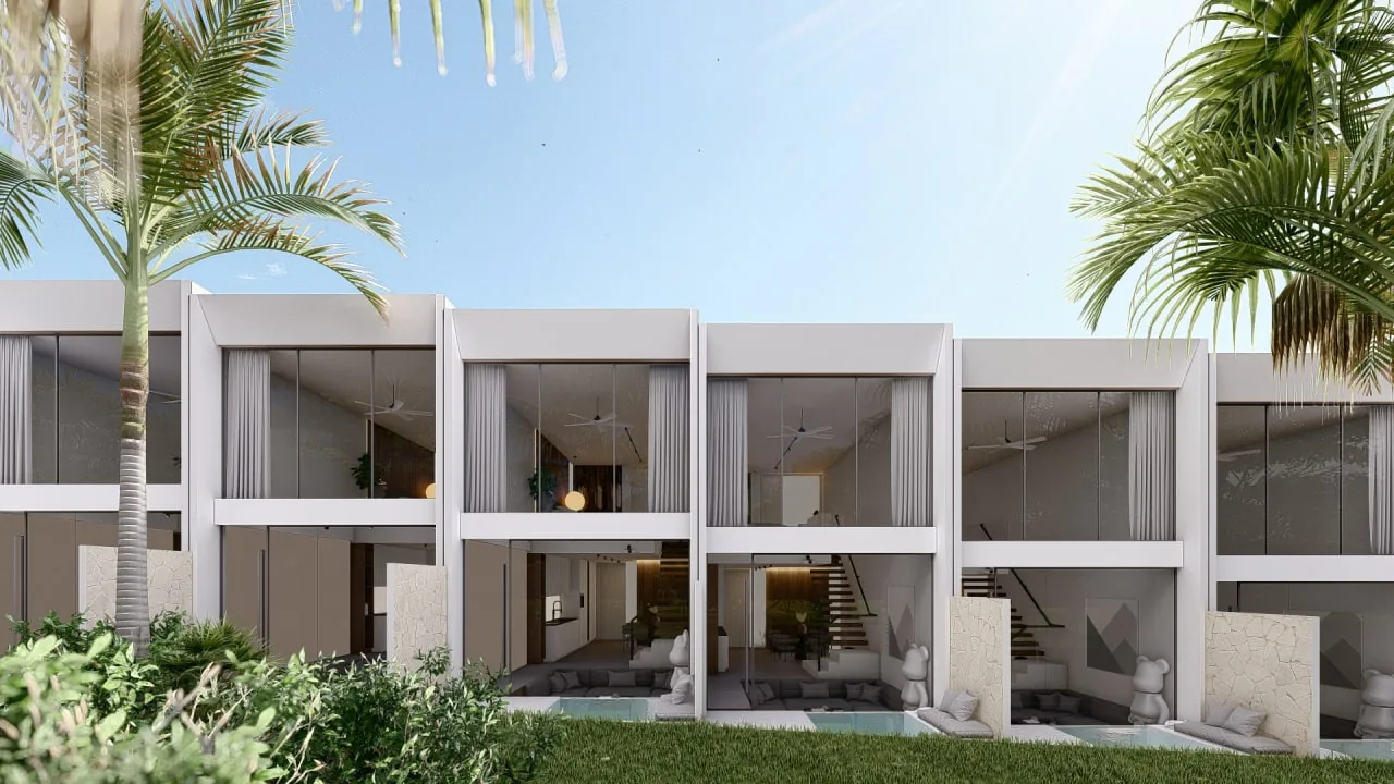 1-спальный таунхаус в комплексе Alex Villas Complex 3 в Переренане
