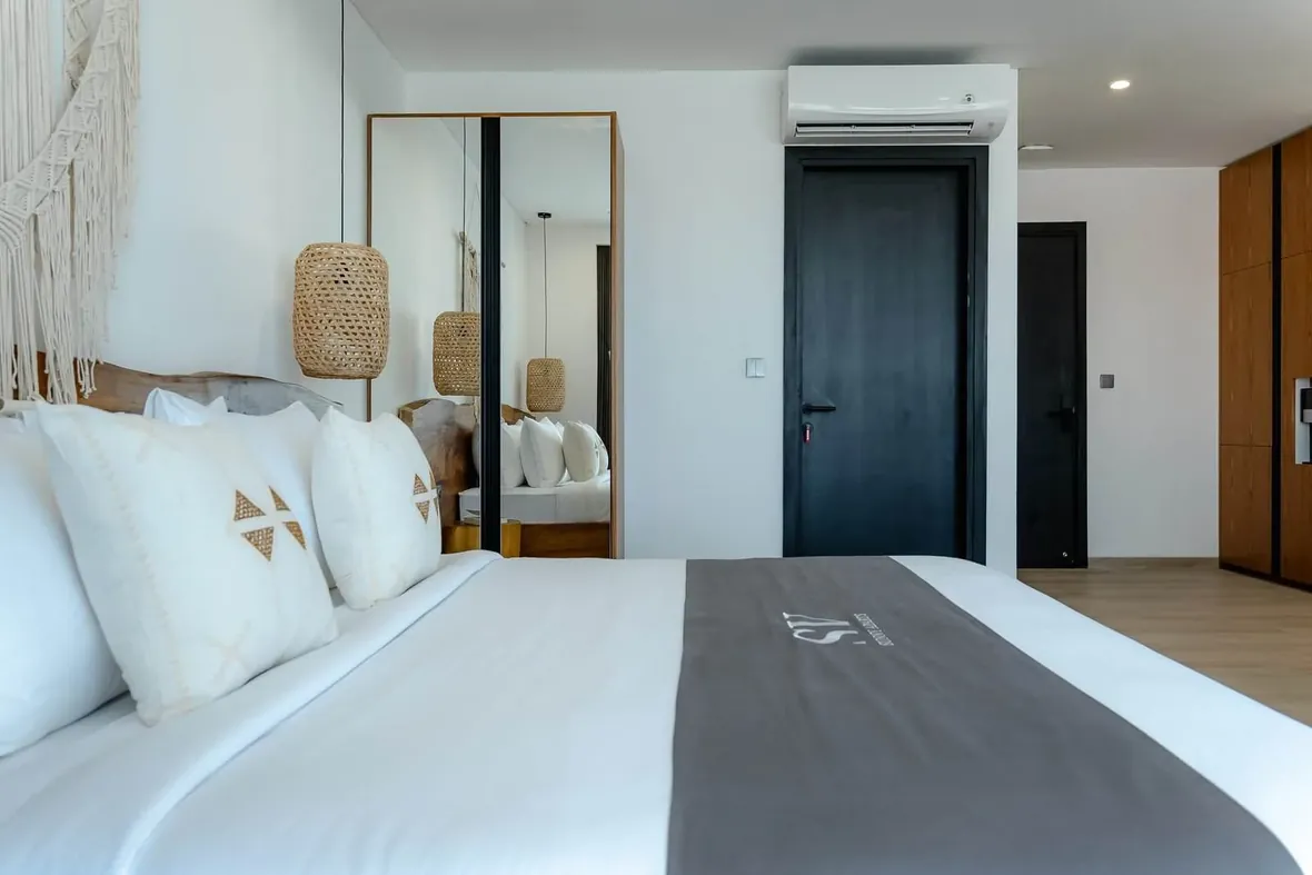 Спальня в апартаменте Sunny Aparts II, Берава, Чангу, Бали