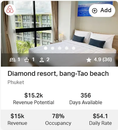 Diamond resort bang-Tao — 78% / $54,1